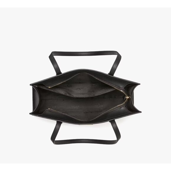 New Kate Spade Kenzie Large Tote Saffiano Black - Picture 5 of 5